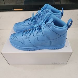 Nike Dunk High Retro Sneakers Monochrome University Blue By You | Size 10.5